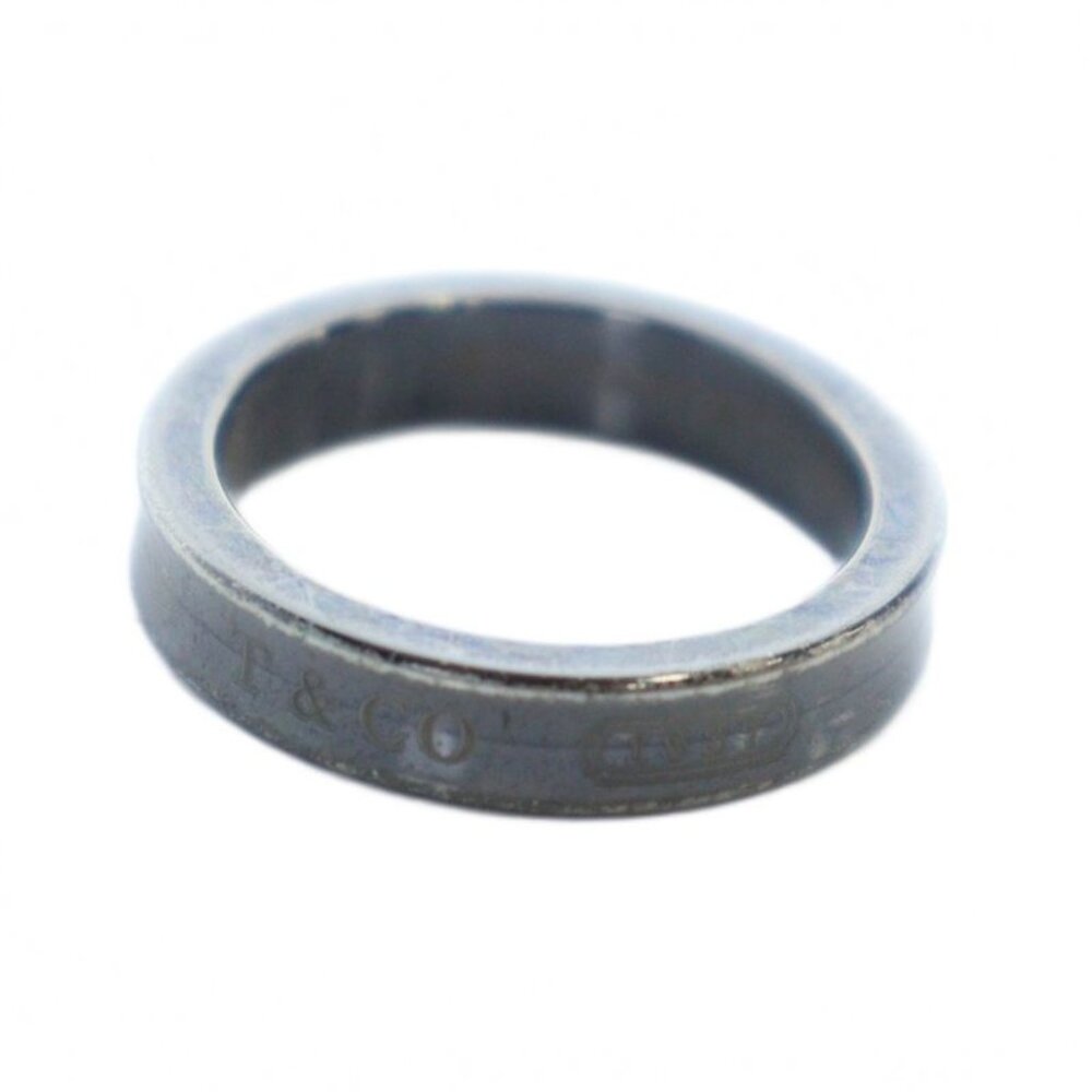 Tiffany & Co 1837 Ring Accessories Ring Logo #10 Black Rm1120